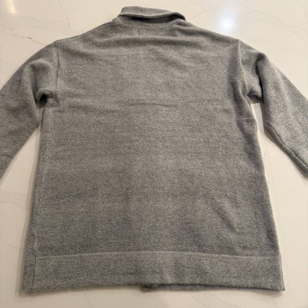 Thread & Supply Grey Knit Open Front Cardigan Jacket J1438SWND Womens Large NEW - Picture 5 of 5